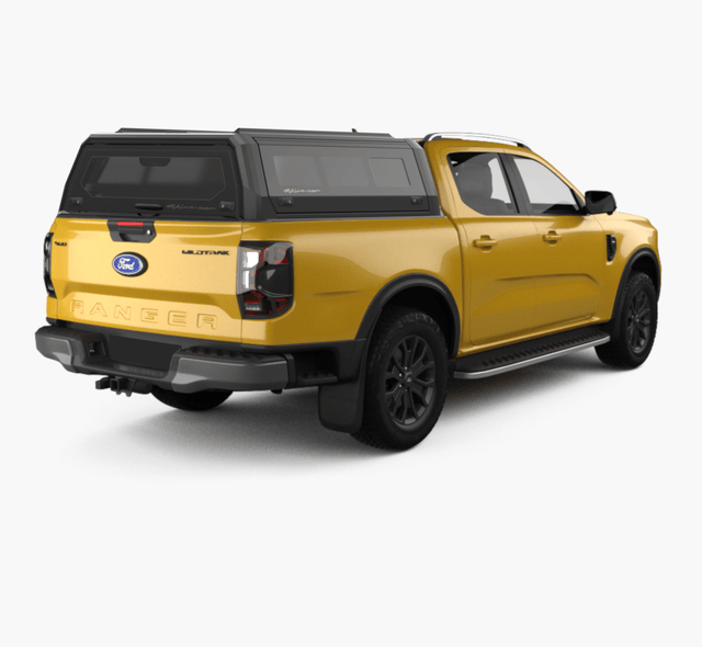 Ford Ranger Next Gen Dual Cab Xtreme CapRax Canopy by Rhinoman - FORNGDXTB - CapRax