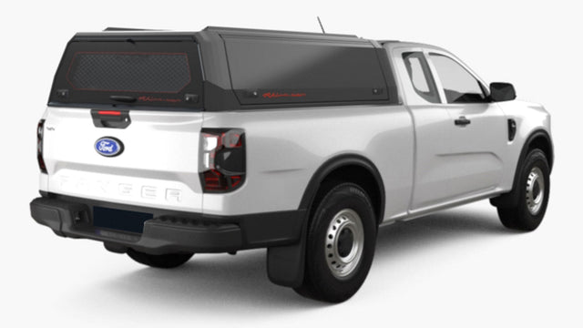 Ford Ranger Next Gen Super Cab Xpedition CapRax Canopy by Rhinoman - FORNGEXPB - CapRax