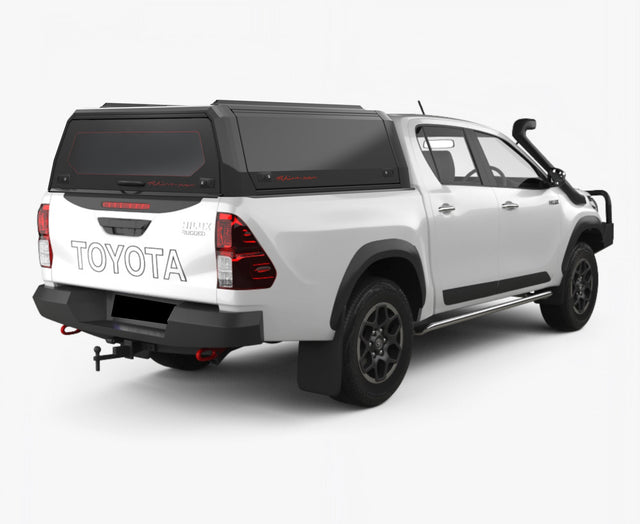 Toyota Hilux 2015 - on Dual Cab Xpedition CapRax Canopy by Rhinoman - THSR5DXPB - CapRax