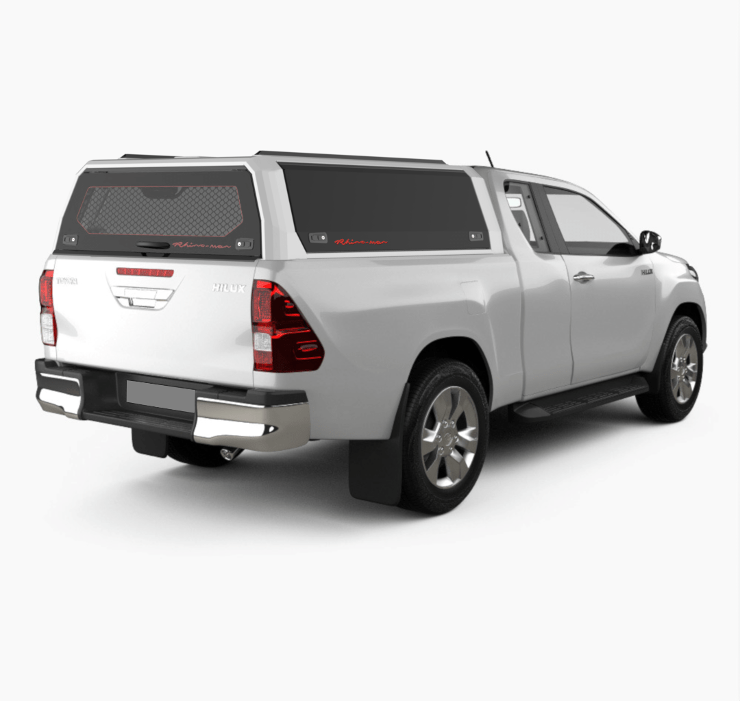 Toyota Hilux 2015 - on Extra Cab Xpedition CapRax Canopy by Rhinopman - THSR5EXPWBD - CapRax