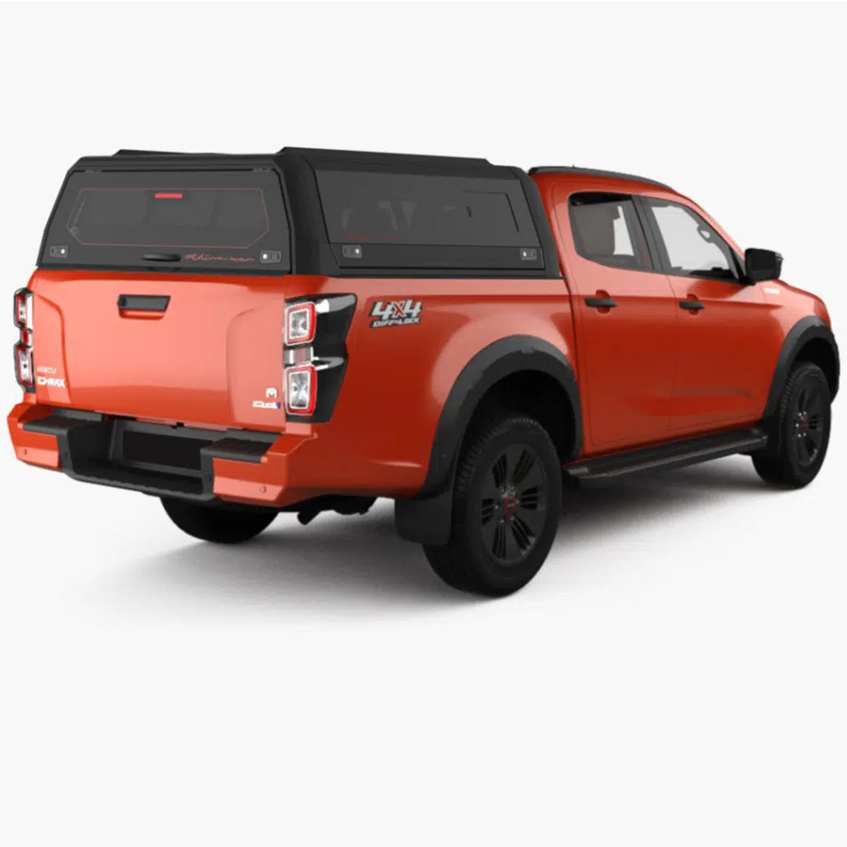 Isuzu D - Max 2021+ Dual Cab Xtreme CapRax Canopy by Rhinoman - ISUZDXTB - CapRax