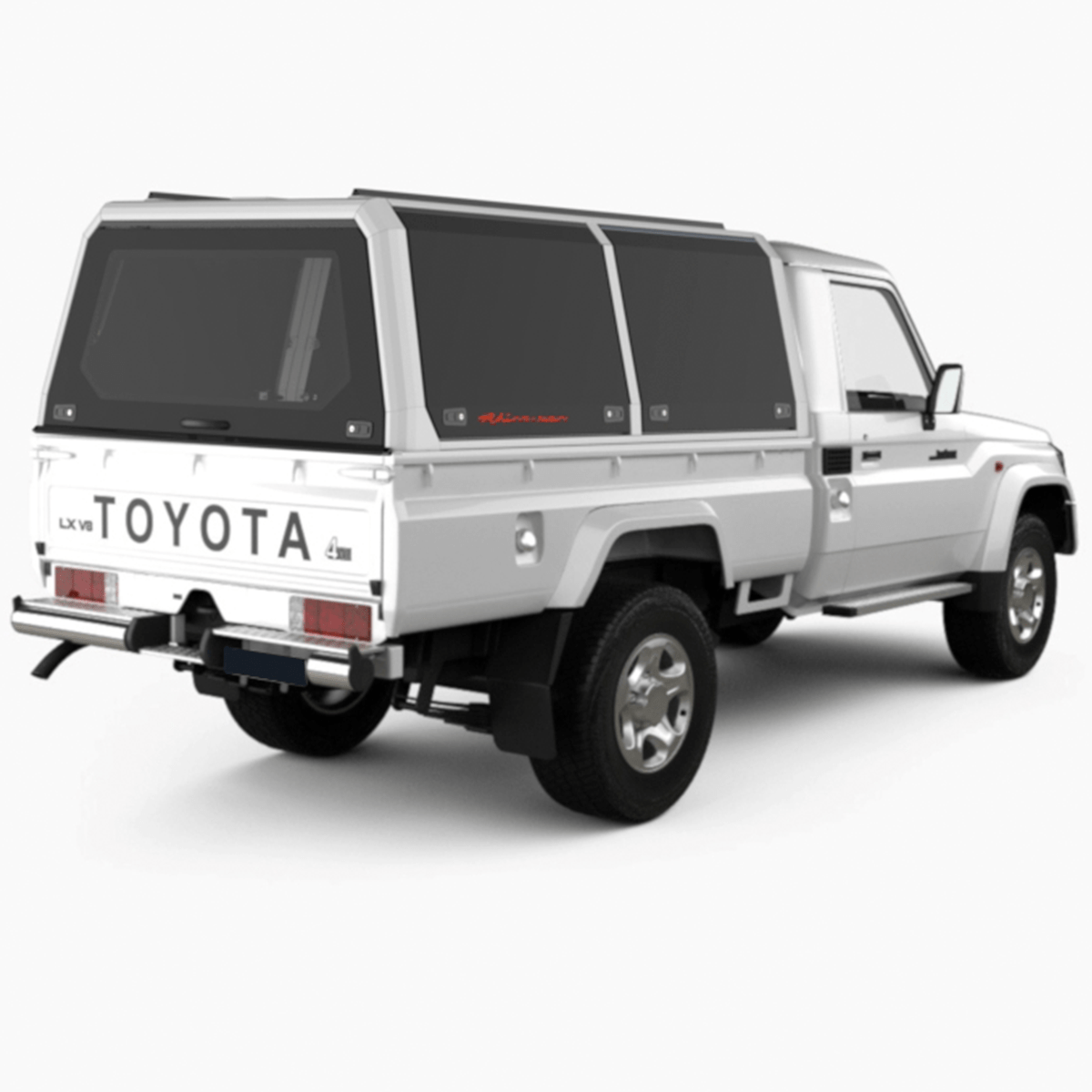 Landcruiser 70 Series Single Cab Xpedition CapRax Canopy by Rhinoman - TOLCSXPWBD - CapRax