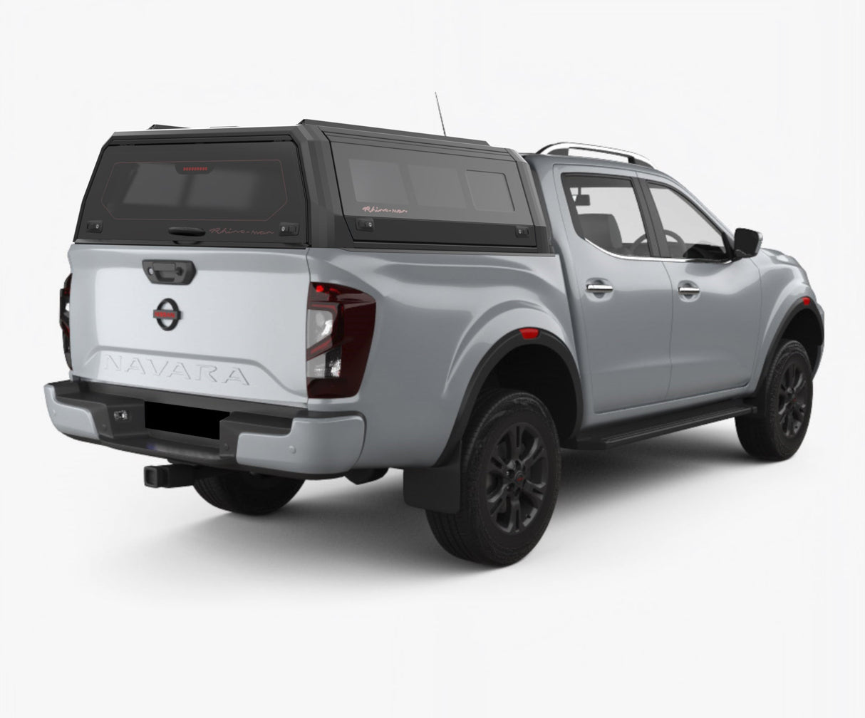 Nissan Navara NP300 2021+ Dual Cab Xtreme CapRax Canopy by Rhinoman - NN60DXTB - CapRax