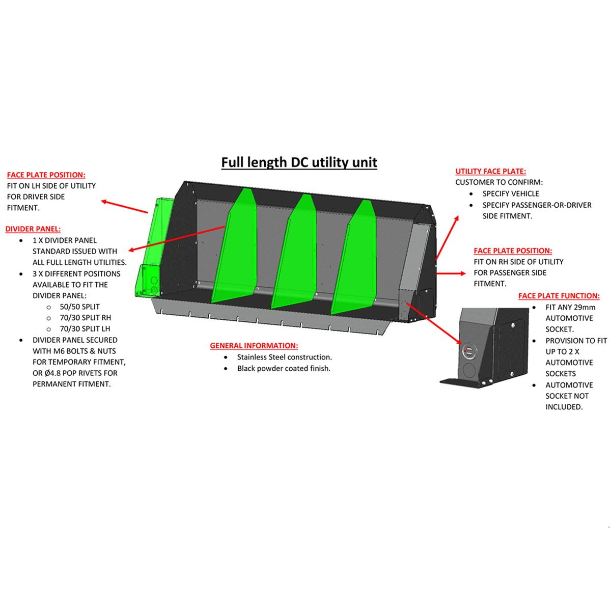 Utility Full Shelf - VWAMDUTFL - CapRax