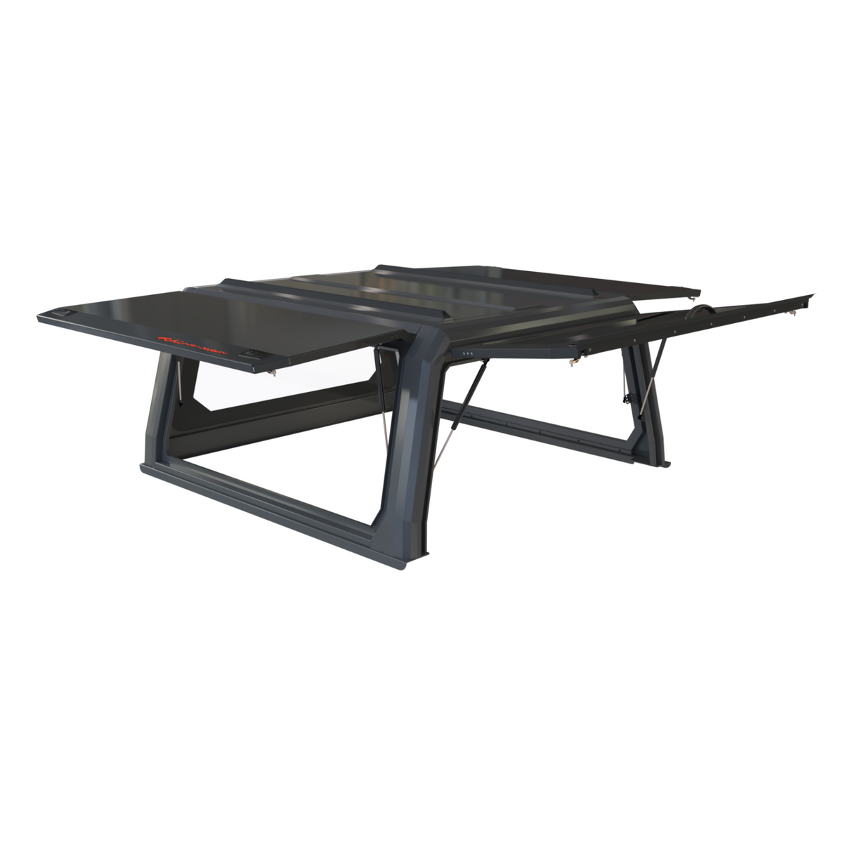 Black Xpedition canopy with both solid gullwing side doors open