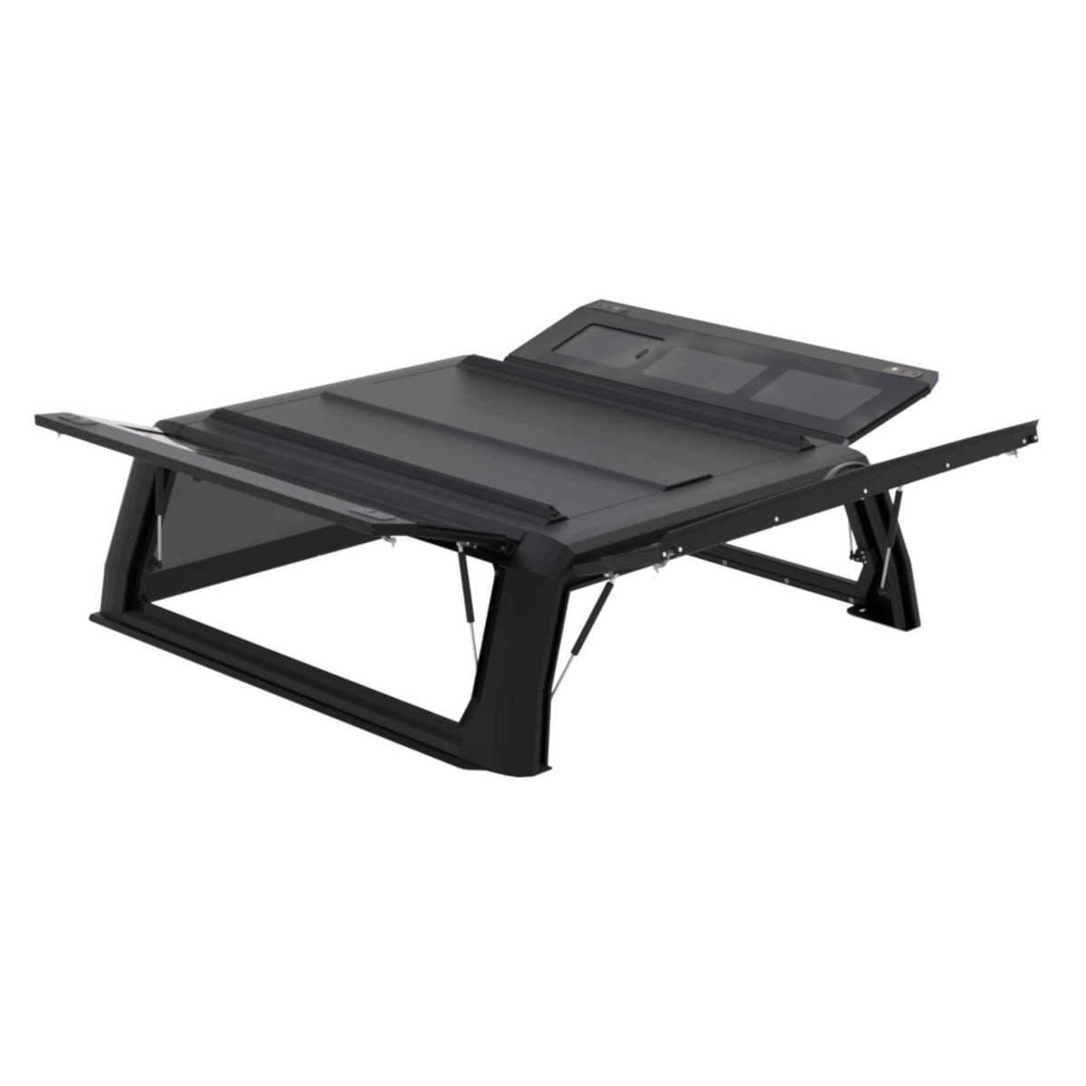 Black Xtreme canopy with both glass gullwing side doors open