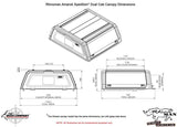 VW Amarok Double Cab 2010-22 Xpedition CapRax Canopy by Rhinoman