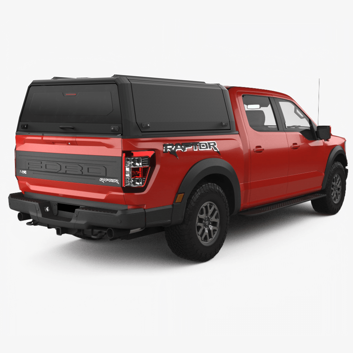 Ford F-150 5'5" Truck Bed Xpedition Canopy - FF150DXPB55 - CapRax