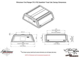 Mazda BT-50 2021+ Dual Cab Xpedition CapRax Canopy by Rhinoman