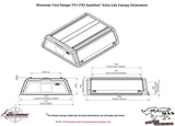 Ford Ranger Next Gen Super Cab Xpedition CapRax Canopy by Rhinoman
