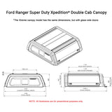 Ford Ranger Super Duty Dual Cab Xtreme Canopy - FORSDDXTB - CapRax