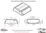 Toyota Hilux 2015-on Dual Cab Xpedition CapRax Canopy by Rhinoman