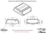 Isuzu D-Max 2021+ Dual Cab Xtreme CapRax Canopy by Rhinoman