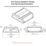Kia Tasman Dual Cab Xpedition Canopy - KIATASDCXPB - CapRax