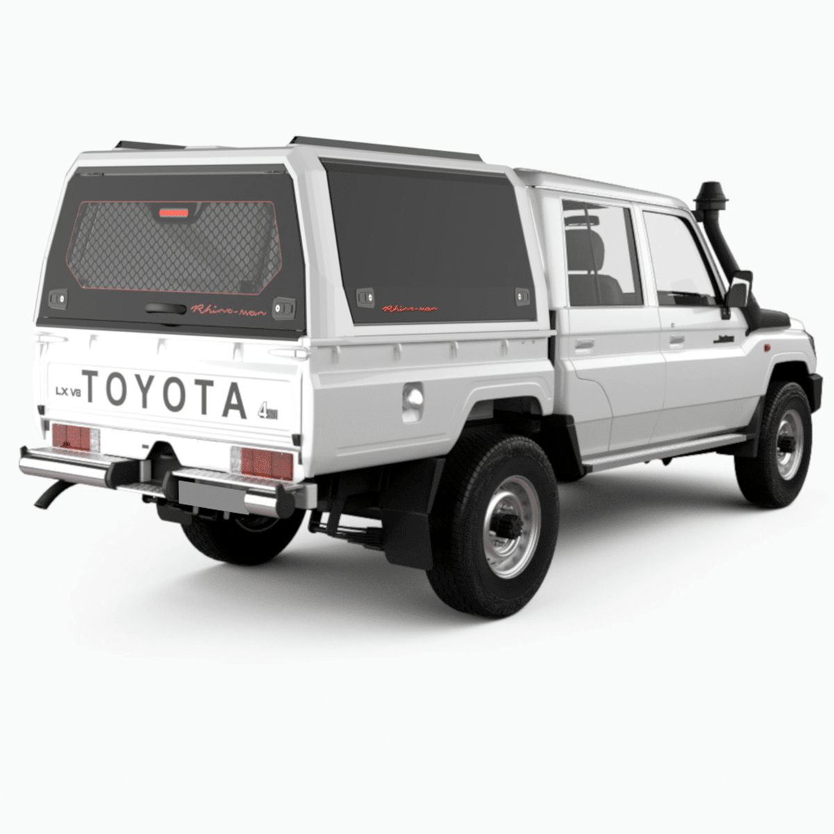 Landcruiser 70 Series Dual Cab Xpedition Caprax Canopy by Rhinoman