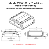 Mazda BT-50 2021+ Dual Cab Xtreme Canopy - ISUZDXTB-MAZ - CapRax