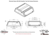 Nissan Navara NP300 2021+ Dual Cab Xtreme CapRax Canopy by Rhinoman